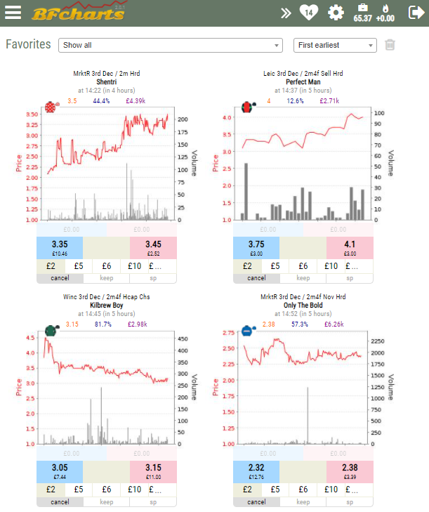 Favorites horse racing